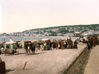 The Sands, Weston-Super-Mare (håndfarget bilde)