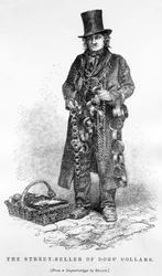 Gateselgeren av hundehalsbånd, ca. 1840