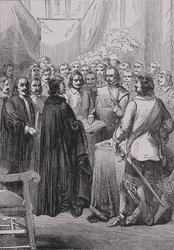 The Treaty of Westphalia, fra The History of France, av Emile de Bonnechose, utgitt av Ward, Lock and Co, London