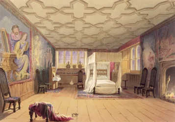 Det hvite rommet, Cotehele-huset, ca. 1830-40