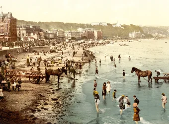 Stranden, Douglas (håndfarget bilde)
