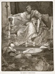 Sardanapalus død