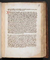Brevet til Robert the Bruce til Edward II, lagt til nederst på siden