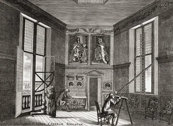 Det gamle observasjonsrommet, Greenwich, fra A Short History of the English People av J. R. Green, utgitt 1893