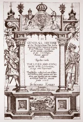 Tittelside, Knolles Generall Historie of the Turks, pub. av Adam Islip, 1603