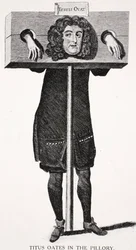 Titus Oates in the Pilory
