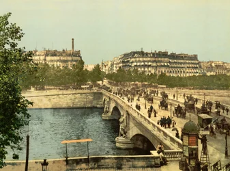 Utsikt over Paris (håndfarget bilde)