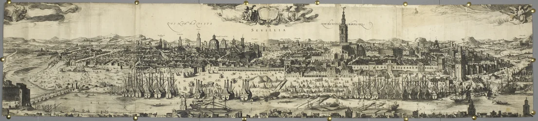 Utsikt over byen Sevilla