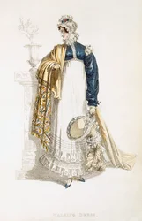 Gåkjole, moteplate fra Ackermanns Kunstdepot