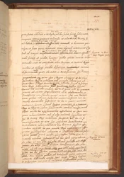 William Camdens beretning om Elizabeth Is regjeringstid, Cotton MS Faustina III f.111r