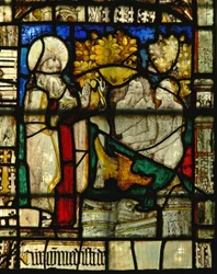 Vindu S2 som viser Adam og Eva skjuler sin nakenhet