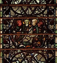 Vindu w60 som viser en scene fra St Pauls liv