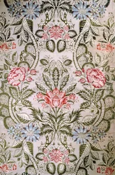 Vevd silke, ca. 1720 (silke)