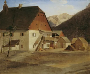 Det store hammerhuset i Hirschwang an der Rax
