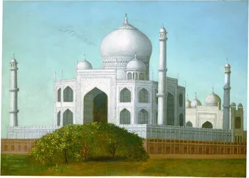 Taj Mahal, ca. 1860–1880 (olje på lerret)