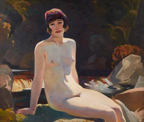 Cecile (Walton) på Crianlarich (på lerret)