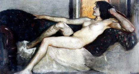 Study for Beauty Luxuriant, ca. 1919 (olje på lerret) (se 468039)