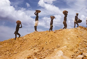 Columbitt-gruvedrift, Nigeria, Afrika