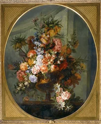 Blomster i en gyllen vase …