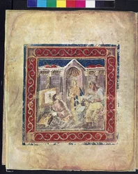 Helside: miniatyr: bilde av andre forfatter: Dioscorides#39; atelier (miniatyr)