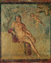 Ganymedes. Veggmaleri fra Pompeii, Italia