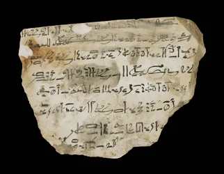 I et kort brev ber Qenherkhepechef damen Inerouaou om å konsultere en klarsynt angående dødsfallet til hans to barn …