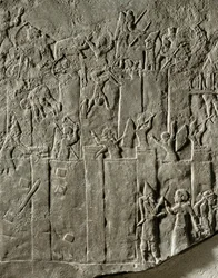 Kong Ashurbanipals felttog mot Elam Erobringen av den elamittiske byen Din-Sharri …