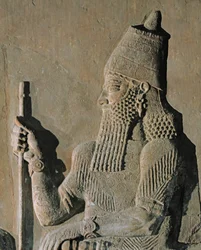 Kong Sargon II av Assyrien …