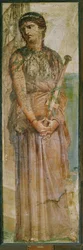 Medea med sverd, Herculaneum, Italia (freske)