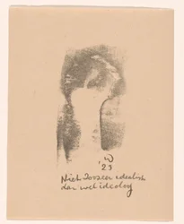 Ikke så mye en idealist som en ideolog (originaltittel på objekt)