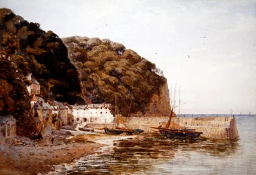 Red Lion Hotel, ca. 1890 (akvarell på papir)