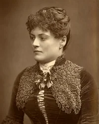 Sophie Eyre , britisk skuespillerinne, 1887.