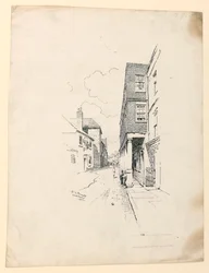 Gammelt hus i Gainsborough