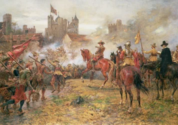 Cromwell ved Storming of Basing House