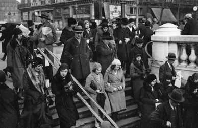 Inngang til en metrostasjon, Paris, 1931.
