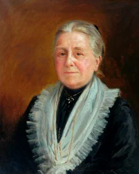 Mrs Mary Anna Foster (olje på lerret)