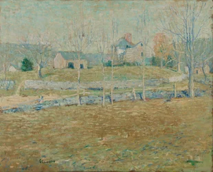 En forlatt gård, ca. 1908.