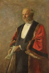 Rådmann C.P. Billing, ca. 1922 (olje på lerret)
