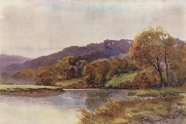 Streatley Hills (farge litho)