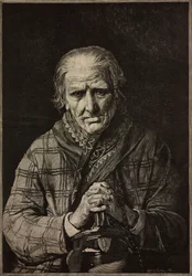 Winter, Galleria Pisani, gravering av Ernesto Mancastroppa fra maleri av professor E Grilli, fra L