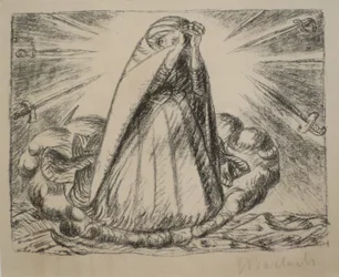 «Gi oss fred», av Ernst Barlach, 1916, Honolulu Museum of Art, 18782