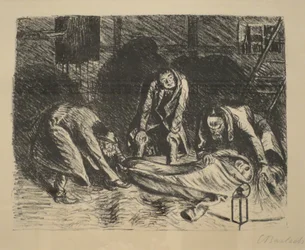#39;Den stakkars fetteren#39;, av Ernst Barlach, ca. 1917, Honolulu Museum of Art, 13150