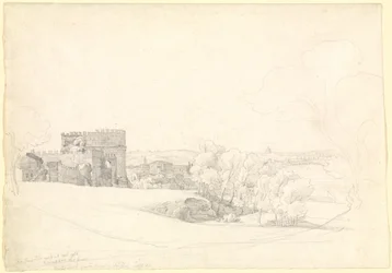 Via Appia Antica med graven til Cecilia Metella