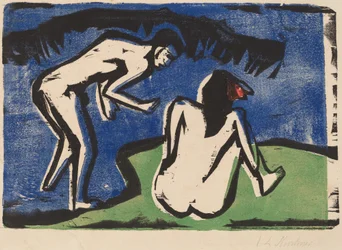 Badende par, 1910.