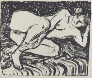Liggende naken, 1907.