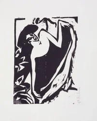 Danser med hevet skjørt, 1909
