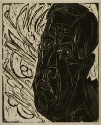 Hode av Henry van de Velde (mørkt)