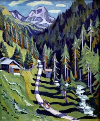 Sertigdalen. 1937. (olje på lerret)