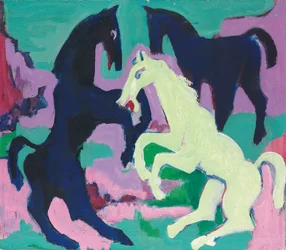 Tre hester; Tre hester, ca. 1923