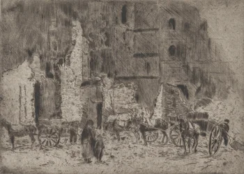 Lille: Ruin, 1916.